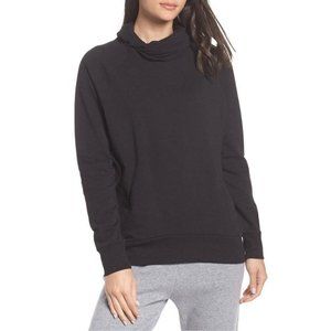 Zella 'Erica' Cowl Neck Pullover Fleece Top NEW